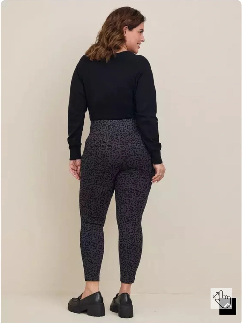 NWT torrid Leopard Pocket Pixie Skinny Studio Luxe Ponte High-Rise Pant - Size 2